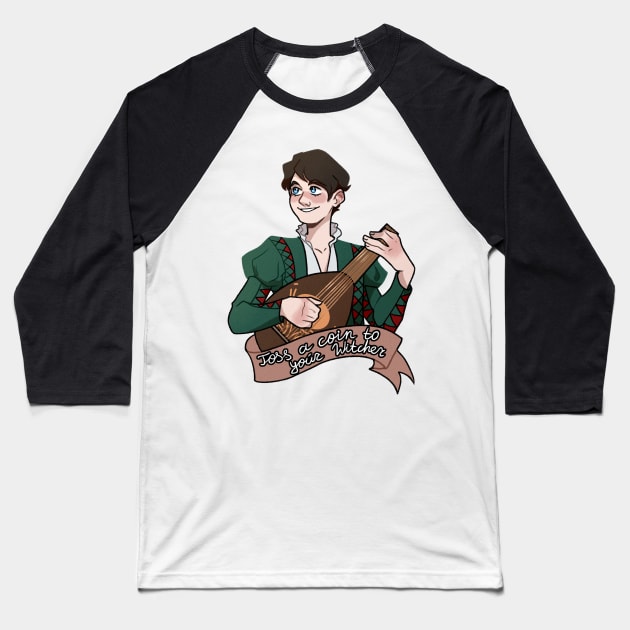 Jaskier The Witcher Baseball T-Shirt by gaypompeii